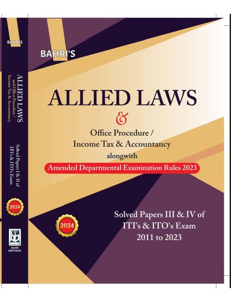 ALLIED LAWS AND OFFICE PROCEDURE INCOME TAX AND ACCOUNTANCY EDITION ...